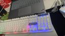 栢启歆机械手感游戏键盘 炫光背光电竞USB有线悬浮按键键盘薄膜高颜值男女生办公台式电脑笔记本通用外设 919炫光有线键盘白色【104键】 实拍图