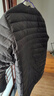 鸭鸭（YAYA）佟丽娅同款轻薄羽绒服男女同款短款休闲内胆薄款冬季保暖防寒外套 灰色-YE3C700311Y 3XL 实拍图