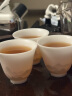 南山先生  功夫茶具品茗杯家用玉瓷个人杯茶道配件無争冰种茶杯 冰种玉瓷茶杯（無争）_花神杯 实拍图