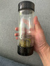 茶之恋茶水分离杯钛杯双层玻璃茶杯个人专用泡茶高端男女士办公室水杯子 碳纤维黑360ml 实拍图