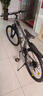 飞鸽（FLYING PIGEON）飞鸽自行车变速山地车男女碟刹大中小学生车青少年骑行越野赛单车 双碟刹-21速-辐条轮-灰色 24英寸适合140-170cm 实拍图