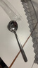 京儿四九环【特厚/圆润】316医用不锈钢长柄圆头勺子韩式家用吃饭大人学生 316医用级【长柄加厚】 小号【1】支装 实拍图