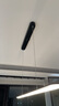 Paulmann P德国柏曼护眼餐厅吊灯全光谱一字长条餐桌吧台LED灯具简约智能 【推荐1.2-1.6m长桌】 已接入米家APP【雅光黑】 实拍图