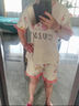 莫代尔睡衣女夏季薄款短袖纯棉卡通2025年新款空调居家服套装可外穿 花边牛 2XL 适合120-140斤 晒单实拍图
