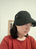 回力（Warrior）帽子女大头渔夫帽显脸小大帽檐防晒鸭舌户外遮阳旅行百搭洋气帽子 黑色【优质棉】 均码 大小可调节 实拍图