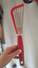 瑞士力康（KUHN RIKON）炒菜铲子硅胶铲子不粘锅耐高温锅铲家用炒菜煎饼蝴蝶铲 菖蒲红 新款 实拍图