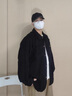 百鹊亭衬衫男2025夏季新款港风宽松衬衣外套男潮牌时尚百搭休闲上衣服 黑色 XL 【建议115-135斤】 实拍图