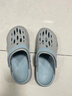 回力洞洞洞鞋男夏季2025新款防滑厚底男士包头凉拖鞋沙滩户外穿男款凉鞋 灰色 42 (41-42) 实拍图