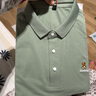 皮尔卡丹短袖T恤男棉夏季翻领polo体恤衫上衣服男士短袖男装t恤打底衫 177浅绿 XL （125-140斤） 实拍图