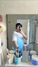 北极绒（Bejirog）冰丝睡衣男夏季薄款透气短袖套装学生休闲速干居家服大码运动套装 【冰丝睡衣】A02天蓝（主图） 2XL 【建议130-145斤】 实拍图
