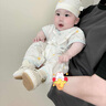 翘脚鸭婴儿衣服新生儿夏季薄款连体衣A类纯棉满月宝宝夏天爬爬服睡衣 实拍图