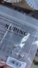 XUPING旭平首饰时尚小众设计人鱼姬仿珍珠耳钉耳饰耳夹简约日常送女朋友 白色约6mm耳钉款 实拍图