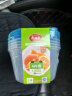 美丽雅保鲜盒食品级1655ml*4套大容量野餐水果分装带盖可微波一次性饭盒 实拍图