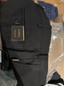 雅戈尔（YOUNGOR）西服裤男西装裤TR裤裤子亲肤顺滑垂顺西裤新品 GCHX37848AWA黑色 38 (185/94A) 实拍图