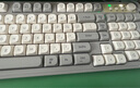 前行者V1蓝牙无线键盘鼠标套装机械手感静音三模男女生办公高颜值键鼠便携电脑笔记本平板iPad手机通用 奶油灰-双模键盘【无线2.4G/蓝牙5.0】 实拍图