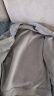 真维斯（JEANSWEST）卫衣女春秋季新款外套女开衫连帽情侣男女装上衣服小个子休闲宽松 加绒 麻灰 纯色 L 实拍图