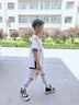 并力儿童足球服套装男女队服阿根廷球衣梅西大小童装球服印字号运动服 三星阿根廷-蓝白 10号梅西 28码  155-165 实拍图