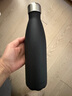 swellswell保温杯不锈钢保温瓶户外运动水杯毕业礼物 黑色玛瑙 500ml 实拍图