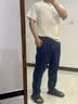 真维斯（Jeanswest）2件装重磅华夫格短袖t恤男夏季美式潮流内搭宽松肌理感运动半袖男 【2件装】白(纯色)+棕榈绿(纯色) L (175) (收藏加购优先发) 实拍图