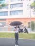 京尚小米遮阳伞24骨节节收全自动雨伞大号晴雨两用便携太阳伞防晒防紫外线 (促销)加固晴雨伞星夜黑24骨 实拍图