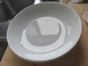 瓷侠客盘子菜盘家用白色骨瓷餐具碟子陶瓷餐盘套装骨碟饺子盘深盘饭盘 7.5英寸标准菜盘（1个装） 19.4cm 实拍图