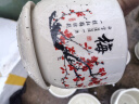 裕轩堂花盆陶瓷家用吊兰蝴蝶兰绿萝带托盘大号个性阳台简约多肉室内套装 网红组合（四个中号）D款 中等 实拍图