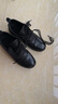 恰恰鱼春夏季女士新款跳舞蹈鞋真皮广场舞鞋增高中跟软底防滑耐磨水兵舞 黑色单鞋 36 实拍图