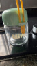 鸿世家（HYOSICA）燕窝分装玻璃瓶 高硼硅食品级密封罐150ml*3个分装杯 高硼硅玻璃【粉绿蓝150ml】3瓶 实拍图
