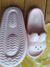 利达妮（TZLDN）凉拖鞋女士夏季防滑eva可爱居家用浴室洗澡防臭情侣厚底踩屎感男 小粉兔 38-39 (适合37-38码) 实拍图