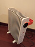 美的（Midea）【暖阳系列】取暖器/电热油汀/加热电暖器/立式电暖气/家用WIFI智能遥控防烫加湿恒温 HYW22KRB 实拍图