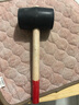 LSNUO橡胶锤家居装修锤木柄皮锤地砖锤子贴瓷砖墙砖工具黑色橡胶锤 木柄-黑色橡胶锤【1500型】 实拍图