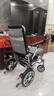 护卫神电动轮椅车老人轻便折叠旅行代步无刷智能全自动小金刚W76003 【11】升级拉杆款/30安锂电池/省力电助推 搭载“专利防翻系统”/无刷电机/电磁刹车/四重减震 实拍图