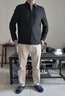 梦特娇（MONTAGUT）男士夹克春秋季翻领商务行政外套防风抗皱日常通勤上衣 虾青 50  实拍图