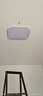 LED客厅灯 吸顶灯 卧室灯 灯具照明 方灯圆灯 客卧套餐组合 60*40cm白光48W（12-18平） 银色边框 实拍图