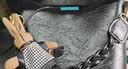 京智质感复古小包包女新款秋冬百搭斜挎包单肩腋下水桶包 黑色【挂件】 实拍图