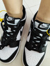 耐克NIKE女子大童板鞋休闲鞋 DUNK 运动鞋CW1590-100白色38.5 实拍图