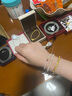 黛米（daimi）白色淡水小baby珍珠手链弹力绳款送女友礼物足金手链手串手饰 【SL219】4-5mm/6-7mm18K金隔珠 实拍图