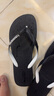 havaianas哈唯纳Top Mix人字拖时尚海边情侣沙滩拖外穿夏平底拖鞋 1069-黑色 43-44 实拍图