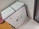 YO【一级能效】冰柜家用小型冷柜大容量保温柜立式冷藏冷冻展示柜双温无霜商用冷藏柜两用卧式电冰箱 冷藏冷冻双温 202L 丨一级能效丨冻肉约200斤 实拍图