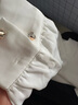 真维斯（Jeanswest）长袖衬衫女春夏上衣法式蝴蝶结气质女士职业穿搭衬衣白色XL 实拍图