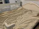 轻奢双面贡缎丝绸四件套丝滑裸睡水洗真丝冰丝被套天丝床上用品 香槟金【轻奢重磅丝绸】 150cm*200cm被套单件 实拍图