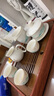 豪迈原木色实木茶盘2025新款茶具套装家用茶台功夫茶具托盘教师节礼物 【实木直条茶盘40*27CM】 实拍图