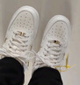 耐克NIKE板鞋女空军一号 AIR FORCE 1运动鞋FV3654-111帆白38.5 实拍图