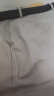 真维斯（Jeanswest）王一博代言休闲裤男春夏季新款宽松直筒商务舒适棉弹百搭裤子男 浅灰 38 码(2尺9) 实拍图