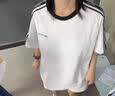 RA&RN/热爱如你 织带休闲百搭情侣简约潮流圆领撞色短袖印花套装 实拍图