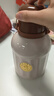 丽贝德大容量保温杯吸管大肚杯陶瓷内胆水杯女生日礼物拎拎壶 香槟色 1L 实拍图