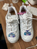 斯凯奇小白熊|透气情侣增高厚底百搭小白鞋女复古休闲老爹鞋男运动鞋 实拍图