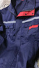 安富利工作服套装男深蓝春秋夏季短长袖上衣裤子劳保服汽修服工作服定制 藏蓝色带反光条短袖套装 XL/175 实拍图