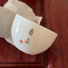 唐丰白瓷品茗杯家用功夫喝茶茶杯羊脂玉描金主人杯个人杯单杯茶盏 圆满杯六杯套组 实拍图