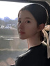 OhSunny防晒口罩女防紫外线护眼角户外骑行透气显瘦凉感面罩 暗夜黑+素影灰 实拍图